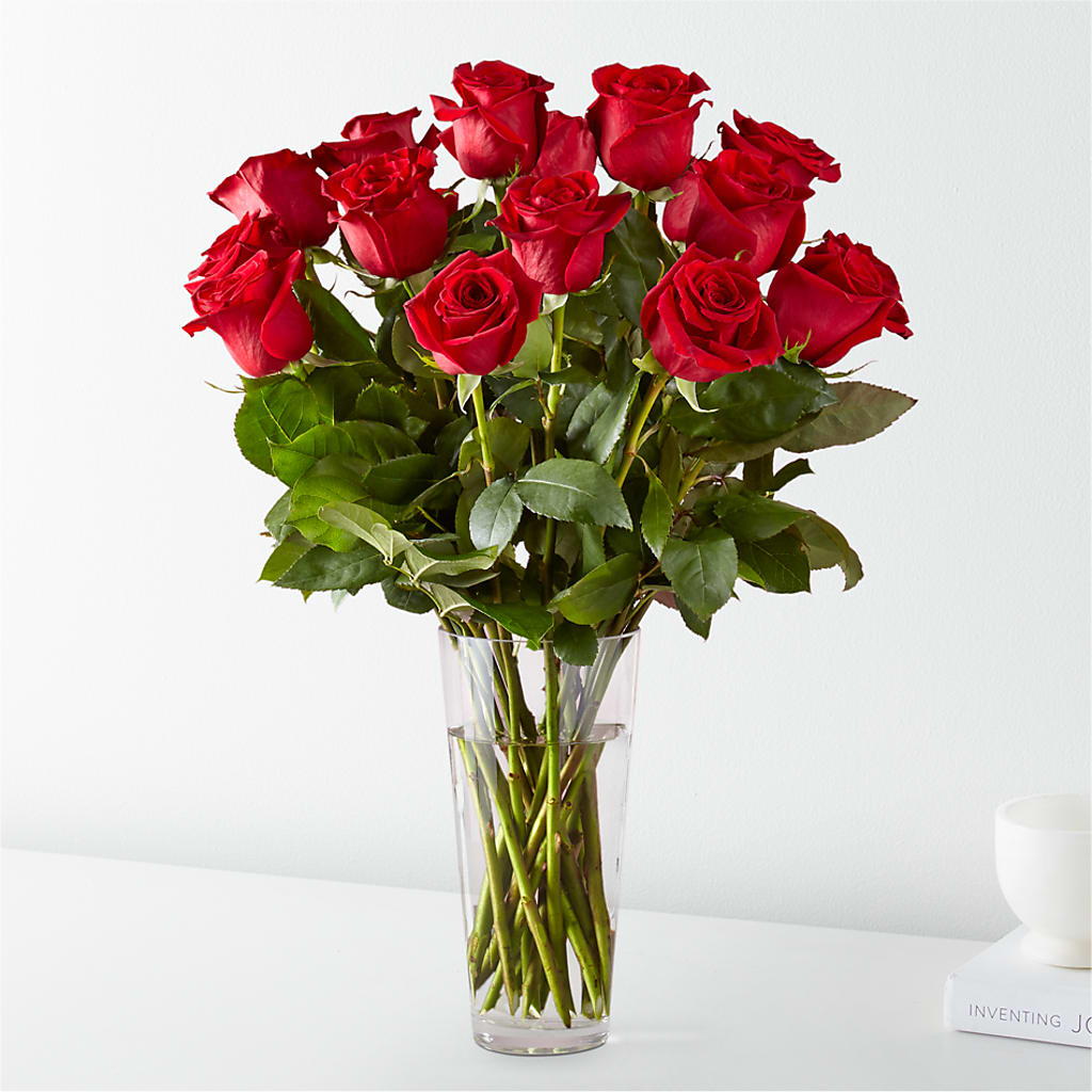 Long Stem Red Rose Bouquet – Bloomsy Flowers And Supply, Clayton NC