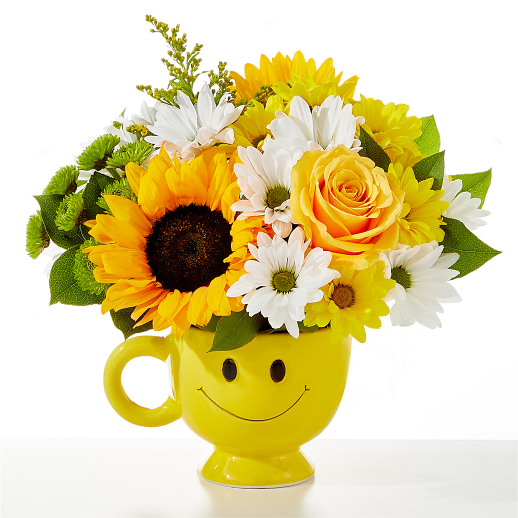 Be Happy Bouquet – Bloomsy Flowers And Supply, Clayton NC