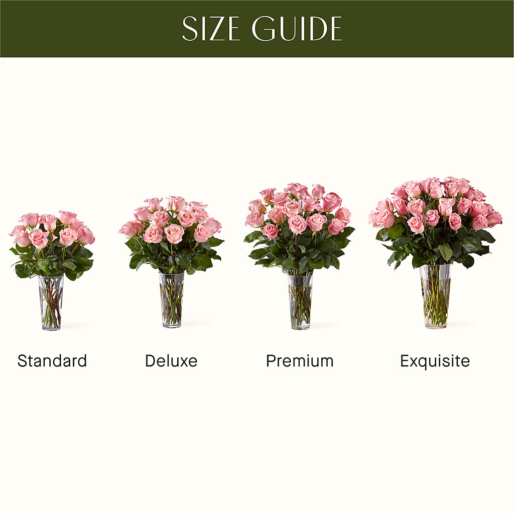 Long Stem Pink Rose Bouquet – Bloomsy Flowers And Supply, Clayton NC