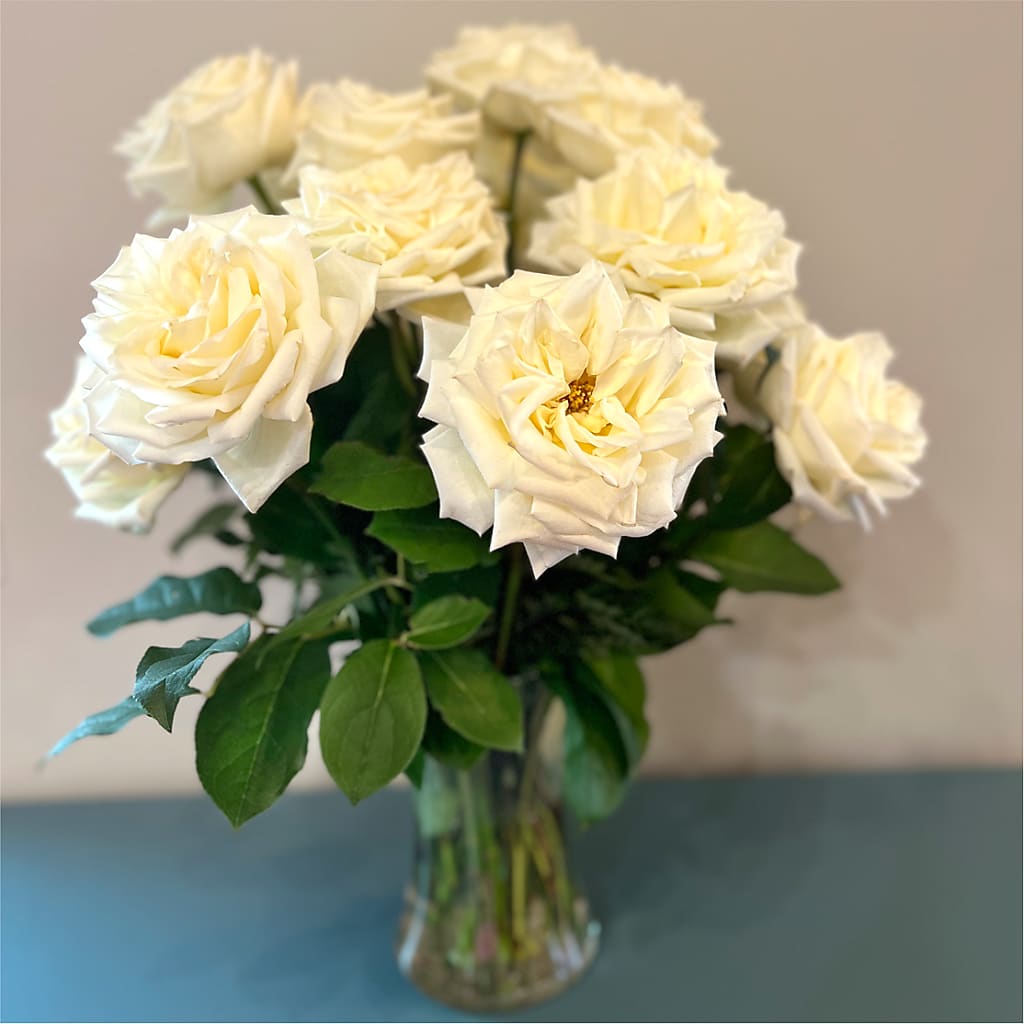 Long Stem Yellow Rose Bouquet –  Bloomsy Flowers And Supply, Clayton NC